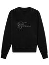 Font Generator Logo Sweatshirt Black - MAISON MARGIELA - BALAAN 2