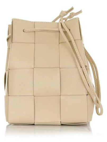 Intrecciato Cassette Small Bucket Bag Porridge - BOTTEGA VENETA - BALAAN 2