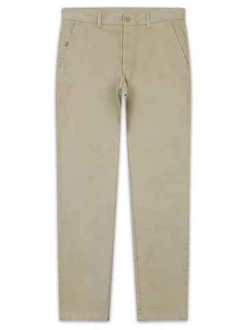 Golfwear Men's Stretch Straight Pants Beige - ONOFF - BALAAN 1