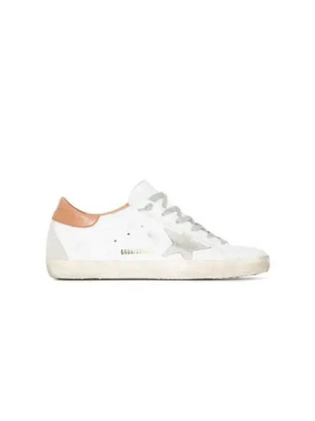 Brown Tab Superstar Classic Low Top Sneakers White - GOLDEN GOOSE - BALAAN 2