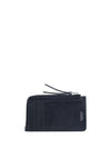 Voyou Zipper Leather Card Wallet Black - GIVENCHY - BALAAN 3