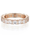 Sparkling Row Internity Ring Rose Gold - PANDORA - BALAAN 2