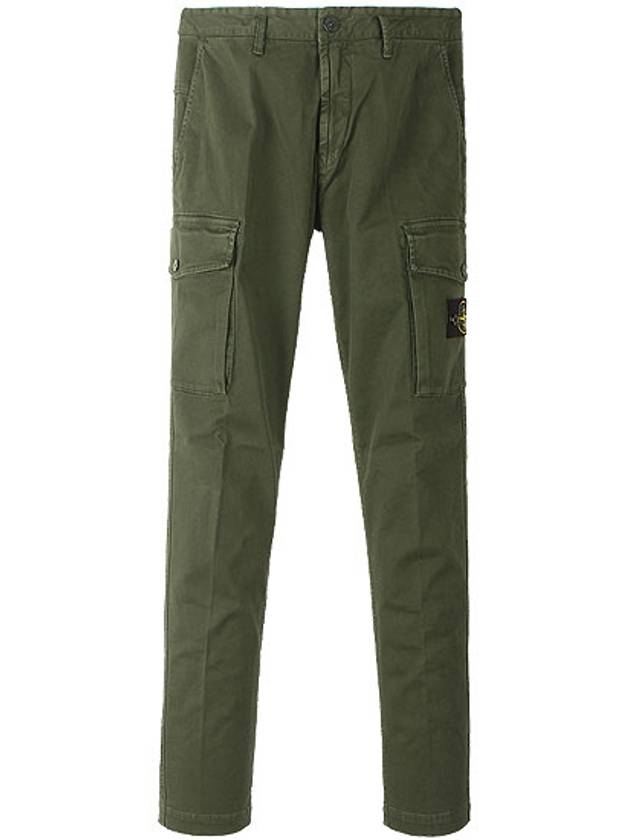 Waffen Patch Cargo Pants Khaki - STONE ISLAND - BALAAN.