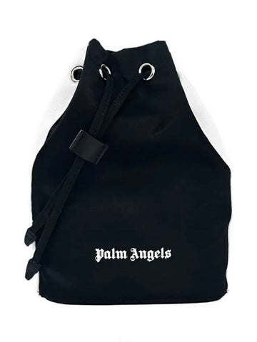 Venice Track Bucket Bag Black - PALM ANGELS - BALAAN 1