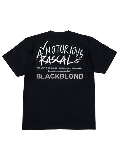 Rascal Short Sleeve T-Shirt Black - BLACKBLOND - BALAAN 2