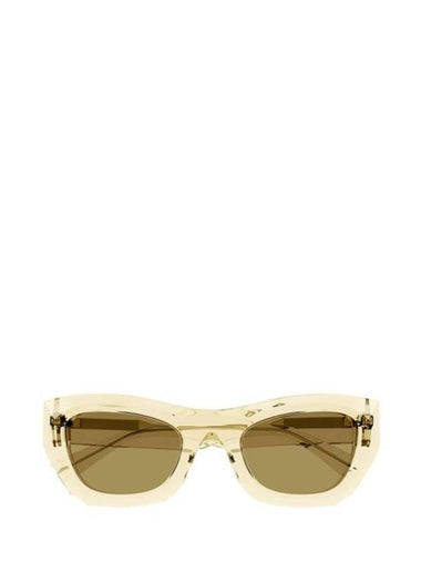 Sunglasses BV1251S 004 TRANSPARENT YELLOW - BOTTEGA VENETA - BALAAN 1