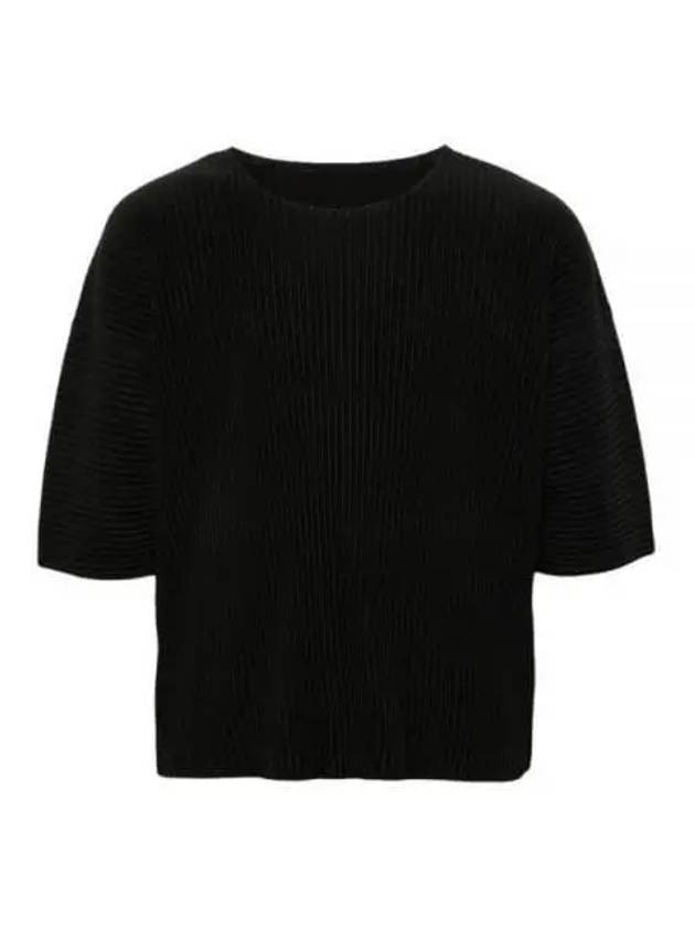 MC March Short Sleeve T-Shirt Black - ISSEY MIYAKE - BALAAN 2