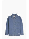 Spread Collar Denim Jacket Blue - MAISON KITSUNE - BALAAN 2