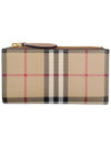 Check Bifold Wallet Beige - BURBERRY - BALAAN 2