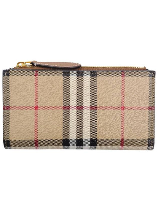 Check Bifold Wallet Beige - BURBERRY - BALAAN 2