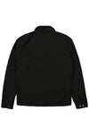 Chrome-R Hooded Over Long Sleeve Shirt Black - CP COMPANY - BALAAN 3