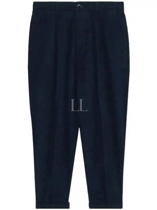 Men's Carrot Straight Pants Night Blue - AMI - BALAAN 2