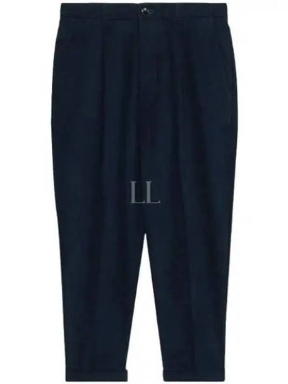 Men's Carrot Straight Pants Night Blue - AMI - BALAAN 2