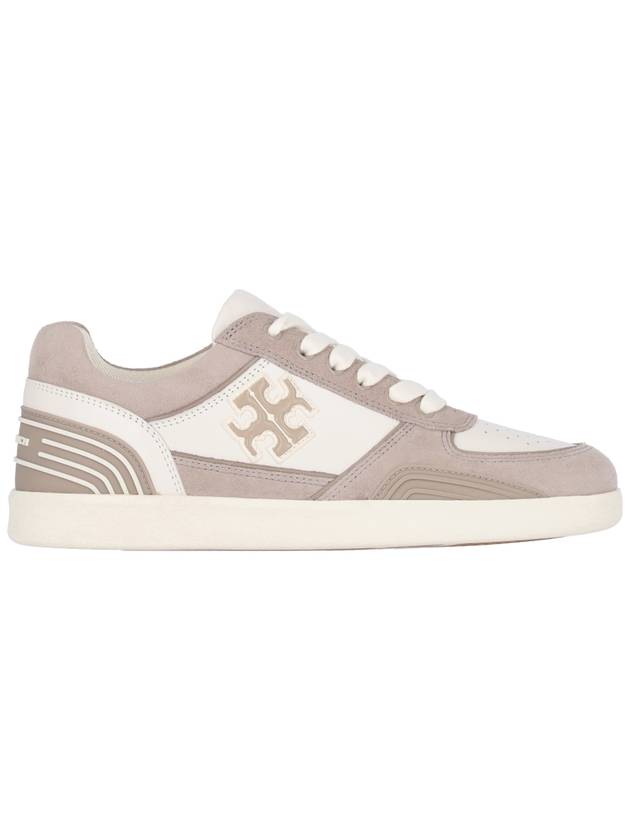 Women's Clover Court Low Top Sneakers Beige - TORY BURCH - BALAAN 2