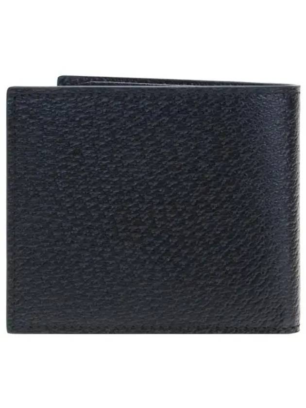 GG Marmont Leather Half Wallet Black - GUCCI - BALAAN 4