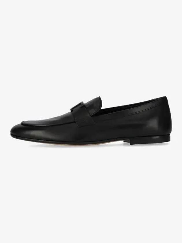 Men's T Timeless Leather Loafers Black - TOD'S - BALAAN 2