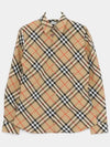 Check Pattern Shirt Beige - BURBERRY - BALAAN 4