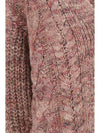 Rose Wally cable knit cardigan - ISABEL MARANT - BALAAN 3