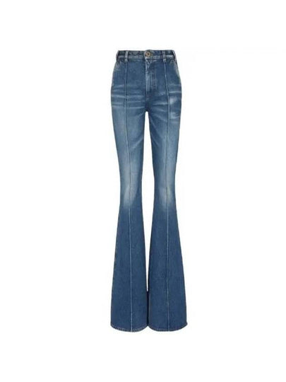 Denim Straight Pants BF1MJ075DD646FF Denim - BALMAIN - BALAAN 2