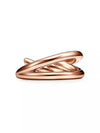 Tiffany Note Double Low Ring Rose Gold 70153475 - TIFFANY & CO. - BALAAN 3