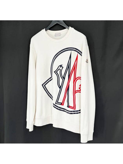 Big logo sweatshirt white XL size - MONCLER - BALAAN 2