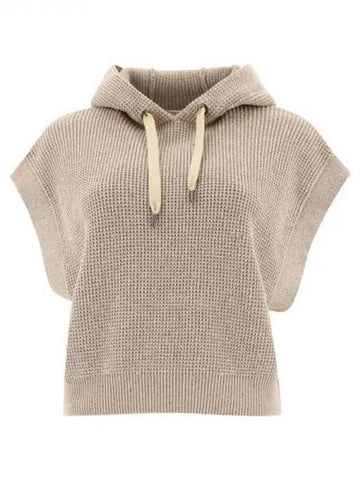 Drawstring sleeveless hood 270990 - BRUNELLO CUCINELLI - BALAAN 1