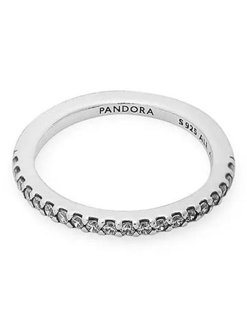 Timeless Sparkling Band Ring Silver - PANDORA - BALAAN 1