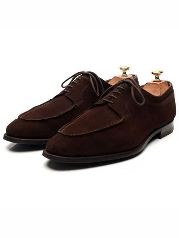 IDomestic ShippingI HARDWICK Dark Brown Suede kr 217829 - CROCKETT & JONES - BALAAN 1