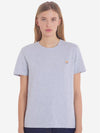 Baby Fox Patch Regular Short Sleeve T-Shirt Grey - MAISON KITSUNE - BALAAN 3