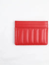 Lola Quilted Leather Card Wallet Bright Red - BURBERRY - BALAAN 3