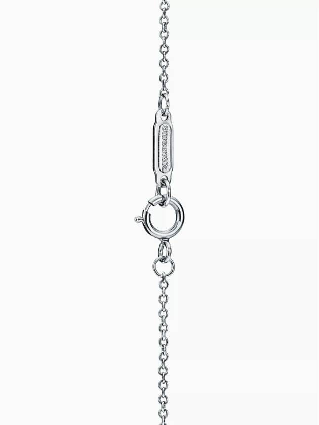 Women's Solitaire Diamond Pendant Necklace Silver - TIFFANY & CO. - BALAAN 6