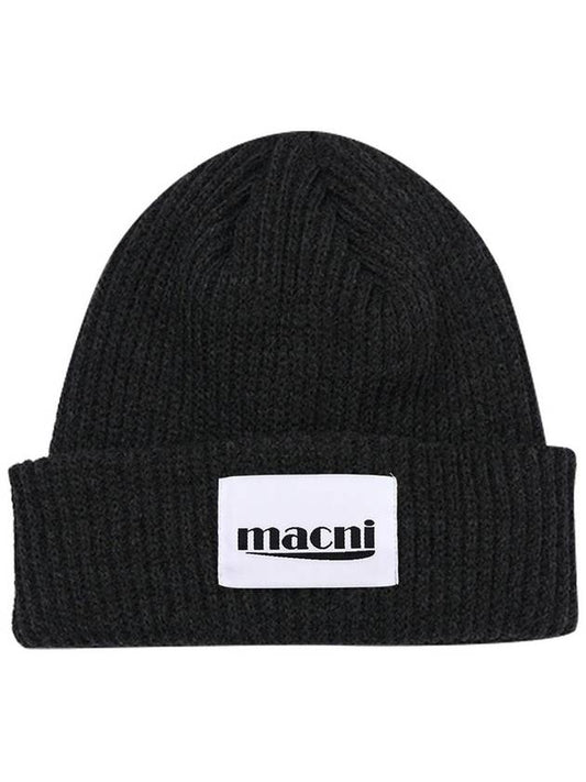 HEAVY KNIT BEANIE CHARCOAL - MACNI - BALAAN 1