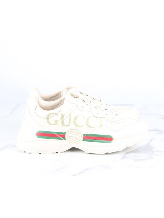 Band logo rhyton sneakers beige 9 280 - GUCCI - BALAAN 5