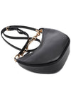 SN Black mini vlogo moon bag in nappa leather with chain 5W2B0Q43PHV 0NO - VALENTINO - BALAAN 6