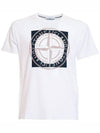 Compass Logo Printing Short Sleeve T-Shirt White - STONE ISLAND - BALAAN 2