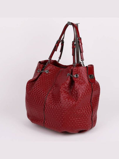 Patent red bucket type large shoulder bag - TOD'S - BALAAN 2