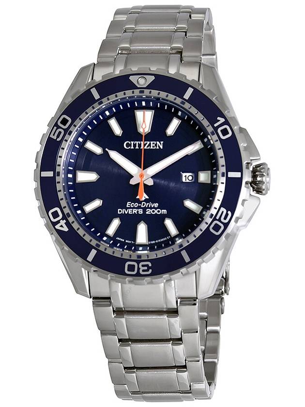 Citizen Promaster Diver 200 Meters Eco-Drive Blue Dial Steel Men's Watch BN0191-55L - CITIZEN - BALAAN 1