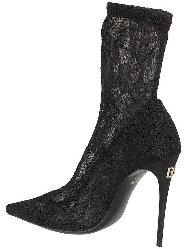 23 fw CORDONETTO Lace Ankle Boots Dolce GABBANA CT0959 AP739 8B956 B0230744622 - DOLCE&GABBANA - BALAAN 5