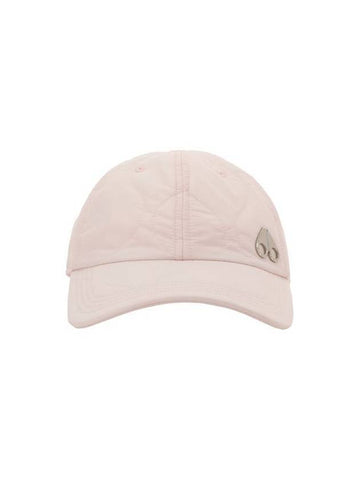 Loose Quilted Ball Cap Light Pink - MOOSE KNUCKLES - BALAAN.