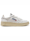 Medalist Goatskin Low Top Sneakers White - AUTRY - BALAAN 2