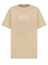 Couture Relaxed Fit Short Sleeve T-Shirt Beige - DIOR - BALAAN 2