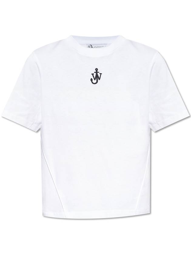 JW Anderson T-shirt With Logo, Women's, White - JW ANDERSON - BALAAN 1