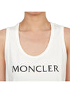 Logo Print Sleeveless White - MONCLER - BALAAN 7