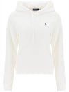 Embroidery Logo Hoodie White - POLO RALPH LAUREN - BALAAN 1