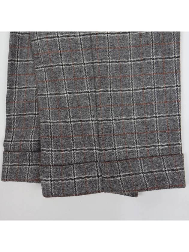 Tattersall Check Wool Blend Capra Pants PT186 - IKALOOOK - BALAAN 8