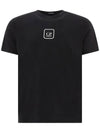 Metropolis Graphic Short Sleeve T-Shirt Black - CP COMPANY - BALAAN 1