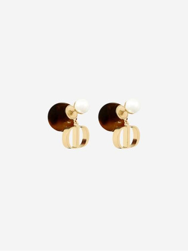 Tribales Pearl Metal Earrings Gold - DIOR - BALAAN 1