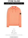 Malfile Fleece Garment Dyed Hoodie Orange - STONE ISLAND - BALAAN 3