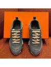 Bouncing Parachute Fabric Low Top Sneakers Blue Pined - HERMES - BALAAN.