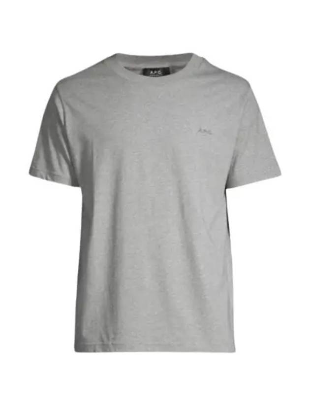 Standard Brode Logo Short Sleeve T-Shirt Grey - A.P.C. - BALAAN 2